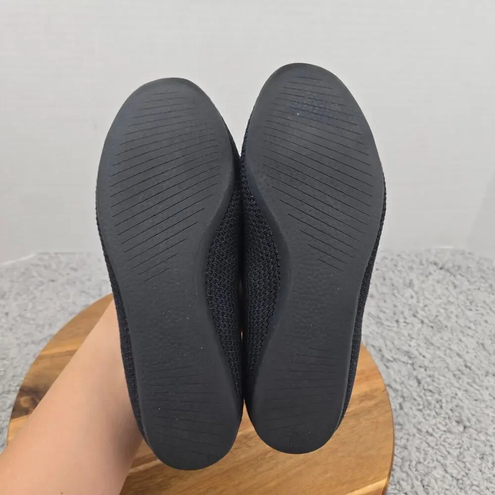 Allbirds Womens 8.5 Tree Breezer Navy Night Knit Slip Round Toe Ballet Flat